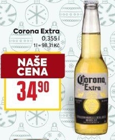 Pivo světlý ležák Corona Extra