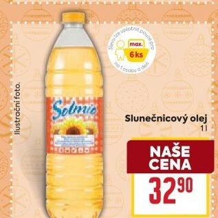 Slunečnicový olej Solmio