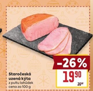 Staročeská kýta uzená