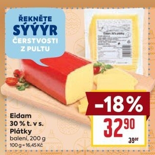 Sýr Eidam 30%