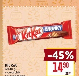 Tyčinka Kit Kat Nestlé
