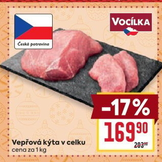 Vepřová kýta Vocílka