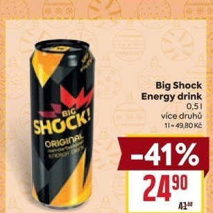 Energetický nápoj Big Shock