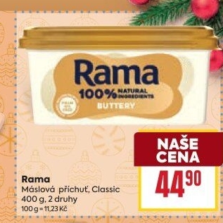 Margarín máslová příchuť Rama