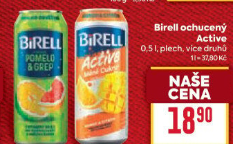 Nealkoholické pivo ochucené Active Birell
