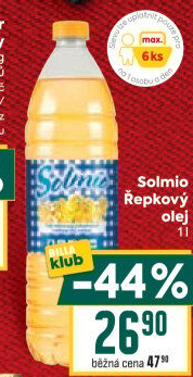 Řepkový olej Solmio