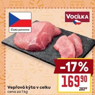 Vepřová kýta Vocílka