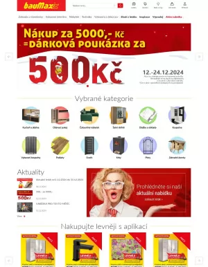 akční leták bauMax 18.12.2024-24.12.2024
