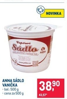Sádlo vepřové škvařené Anna