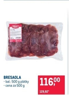 Šunka Bresaola Ribo Foods