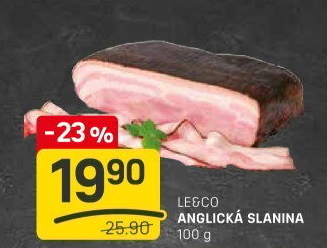 Anglická slanina LE&amp