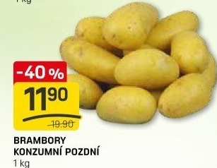 Brambory konzumní pozdní