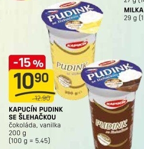 Dezert pudink Kapucín