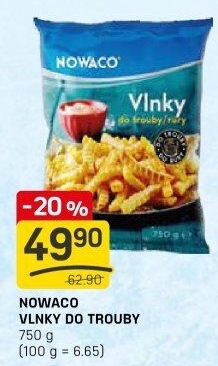 Hranolky vlnky mražené Nowaco
