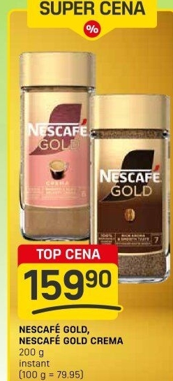Instantní kávy Nescafé Gold