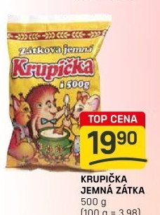Krupička jemná Zátkova