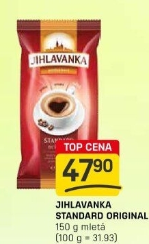Mletá káva Standard Jihlavanka