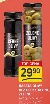 Olivy černé Bassta