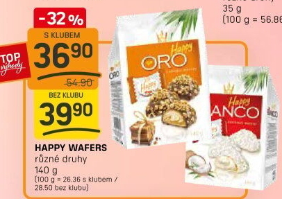 Oplatky Happy Wafers Flis