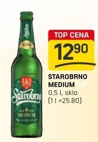 Pivo světlý ležák 11° Medium Starobrno