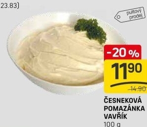 Pomazánka česneková Lahůdky Vavřík