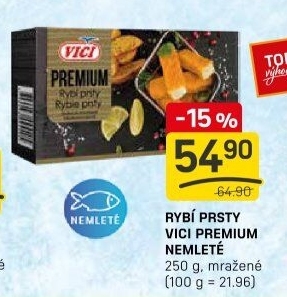 Rybí prsty nemleté mražené Vici Premium
