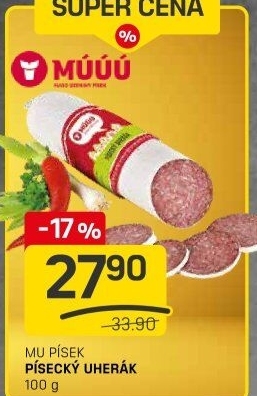 Salám Uherák písecký Maso uzeniny Písek