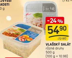 Salát vlašský Lahůdky Vavřík