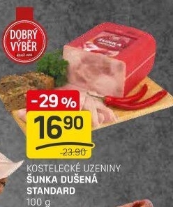 Šunka dušená standard Kostelecké uzeniny