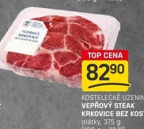 Vepřová krkovice bez kosti steak Vocílka