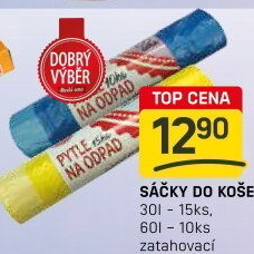 Zatahovací pytle na odpadky 60 l Dobrý Výběr