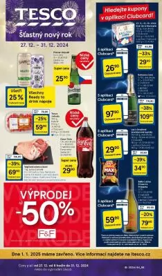 akční leták Tesco 27.12.2024-31.12.2024