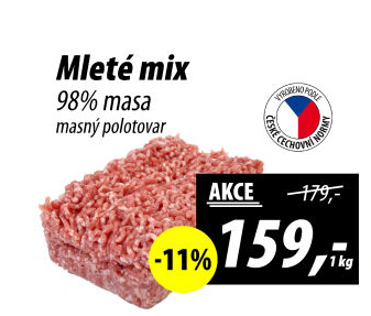 Mleté maso mix