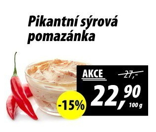 Pikantní sýrová pomazánka
