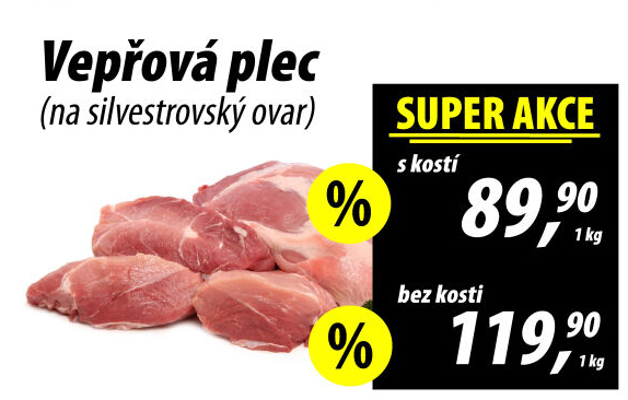 Vepřová plec s kostí