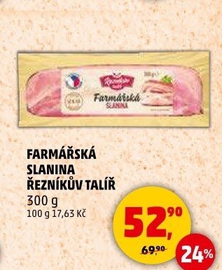 Farmářská slanina Řezníkův talíř