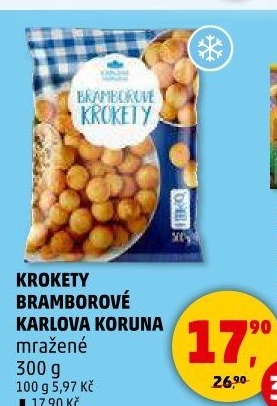 Krokety mražené Karlova Koruna