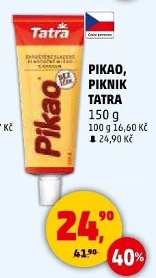 Mléko kondenzované Pikao Tatra