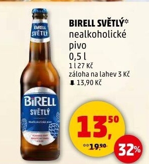 Nealkoholické pivo Birell