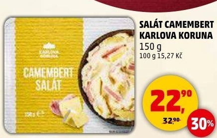 Salát camembert Karlova Koruna