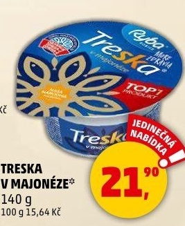 Treska v majonéze Ryba Košice