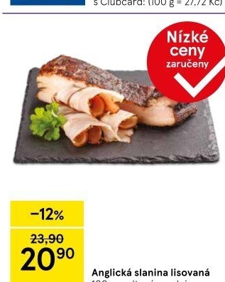 Anglická slanina lisovaná