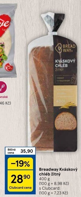 Chleb žitný kváskový Breadway