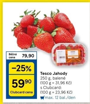 Jahody Tesco