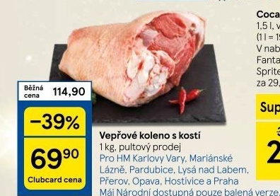 Koleno vepřové s kostí
