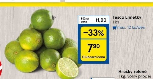 Limety Tesco