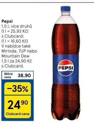 Limonáda Pepsi