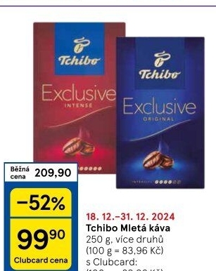 Mletá káva Tchibo Exclusive