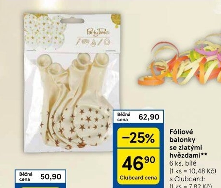 Nafukovací balónky