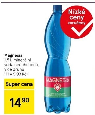 Přírodní voda Magnesia